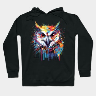 Owl Bird Animal Nature Freedom Wildlife Wonder Abstract Hoodie